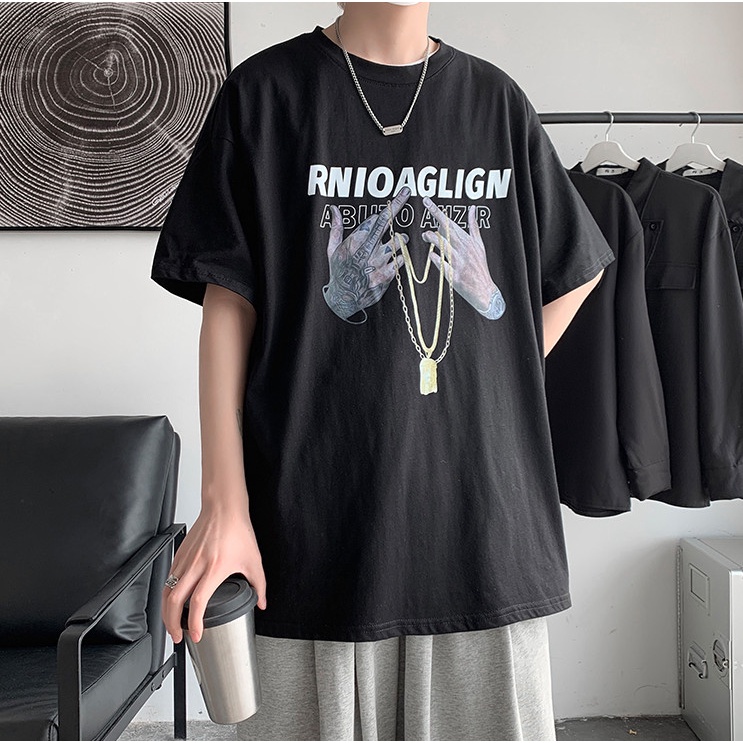 Áo thun tay lỡ bản Premium phông unisex dáng rộng RNI nam nữ oversize ulzzang ONEZ | BigBuy360 - bigbuy360.vn