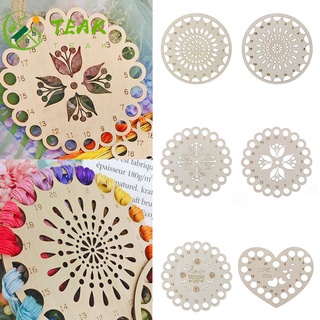 Tấm quấn chỉ thêu tranh chữ thập DIY bằng gỗ sáng tạo và tiện dụng
