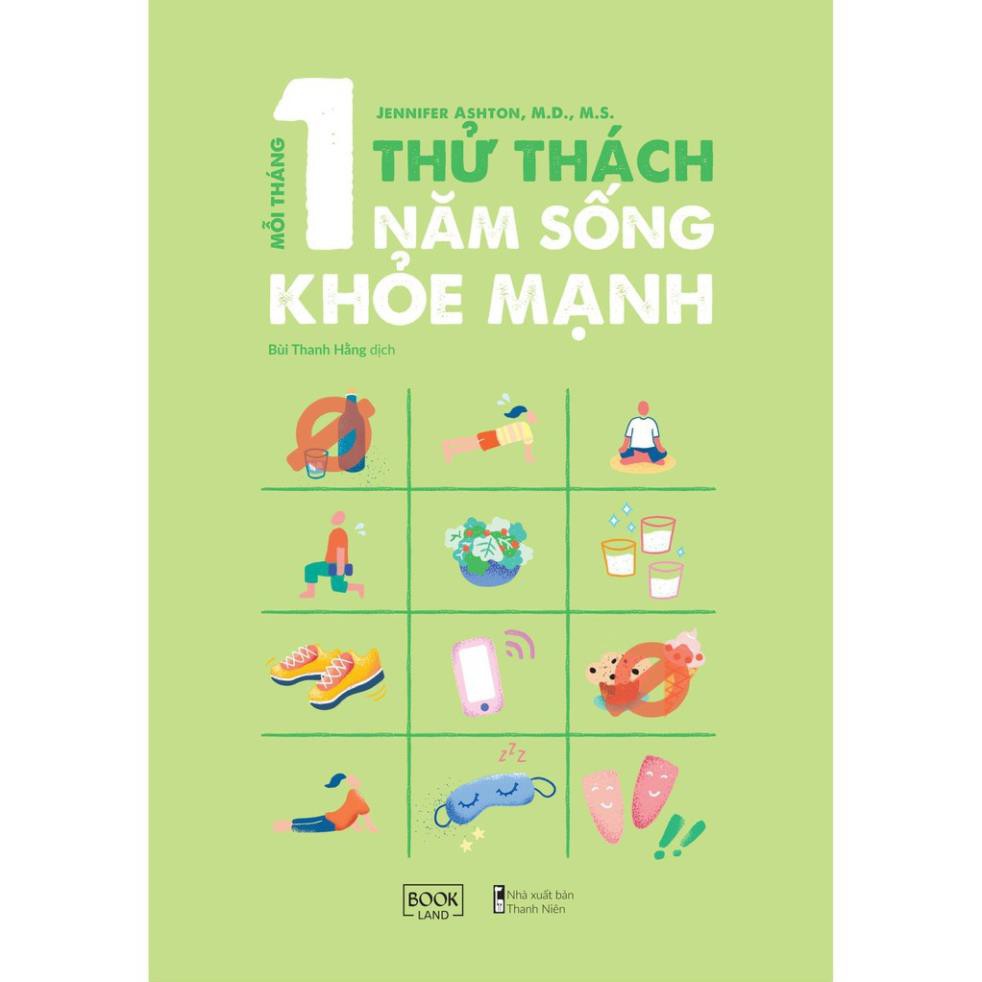 [Giao Nhanh] Sách - Mỗi Tháng 1 Thử Thách, 1 Năm Sống Khỏe Mạnh [AZVietNam]