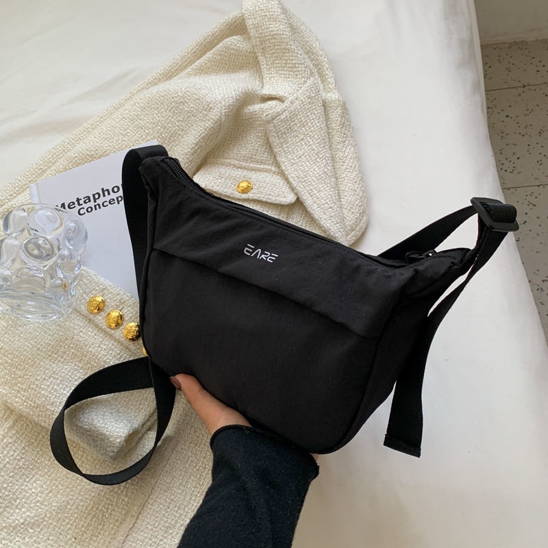Túi Đeo Vai Chất Liệu Nylon Thiết Kế Đơn Giản Có 6 Kiểu Cho Nữ