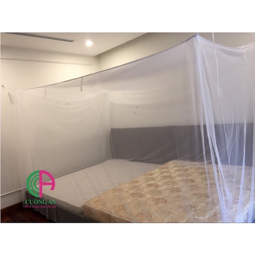 Mùng ngủ  vải Tuyn Trắng Xuất Khẩu Loại 1 Chống Muỗi Đủ Size Giá Rẻ