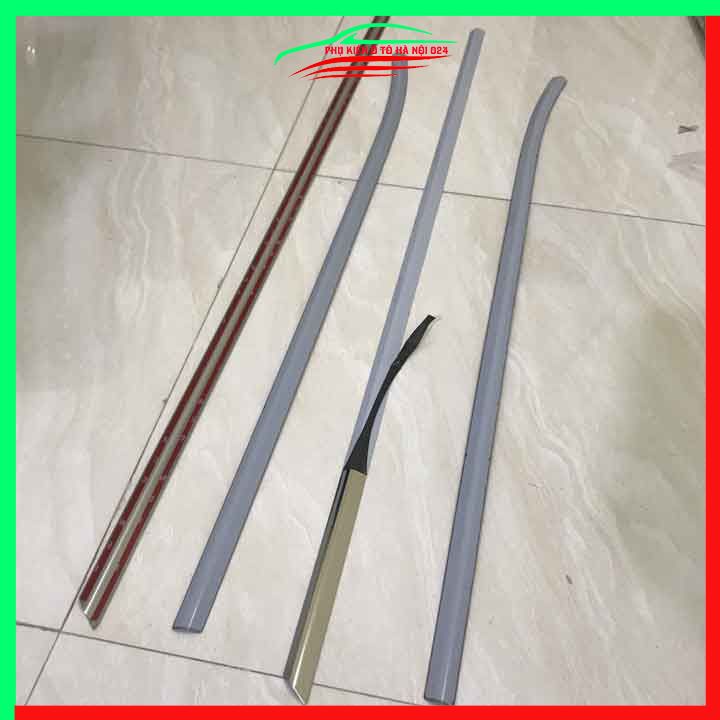 Bộ nẹp viền chân kính cong kính Forte 2008-2018 Inox sáng bóng chuẩn form xe