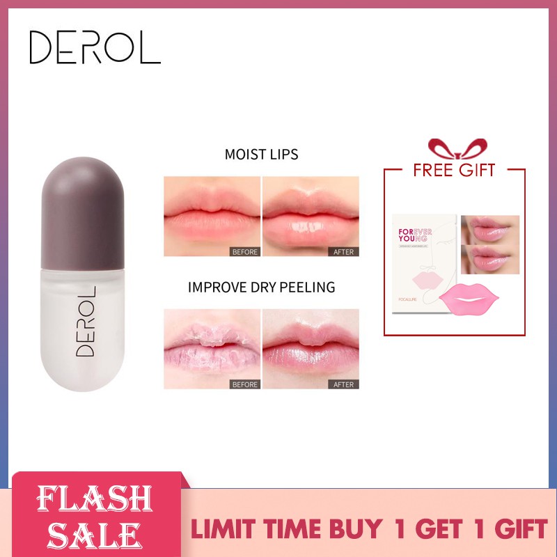 [ BUY 1 GET 1 GIFT]  Serum Dưỡng Môi Derol 5.5ml Chống Thấm Nước Cao Cấp