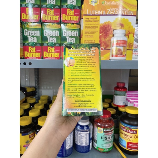 t08/2023 Viên uống giảm cân từ trà xanh Green Tea Fat Burner 200 viên của Mỹ