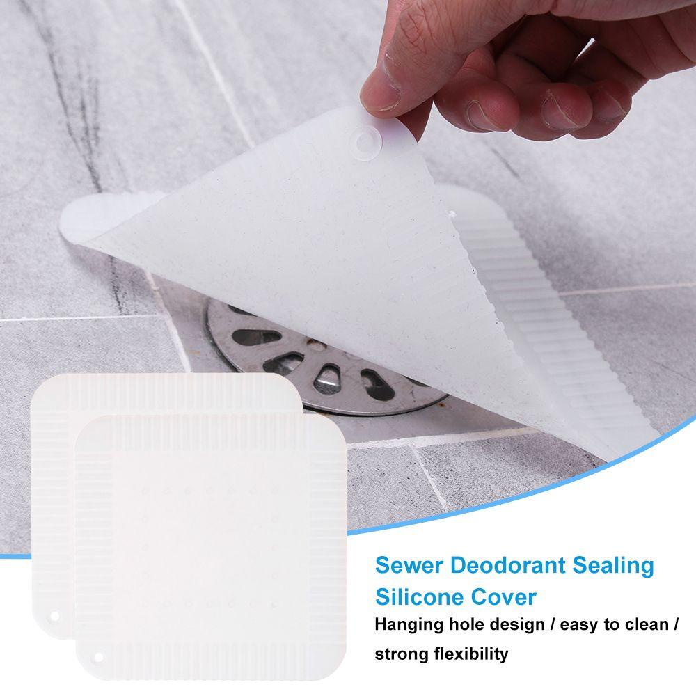 Set 1 / 2 Nắp Đậy Cống Thoát Nước Bồn Rửa Chén Bằng Silicone