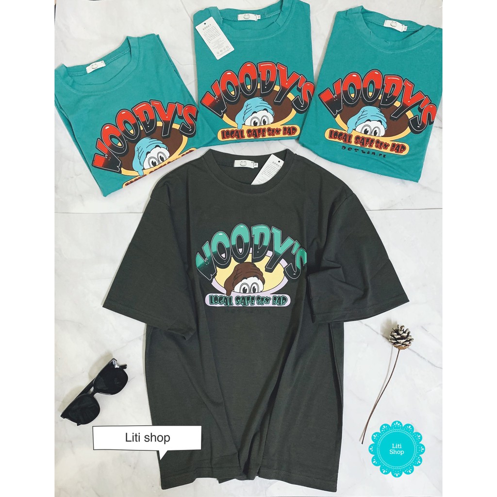 [SẴN KÈM ẢNH THẬT ] Áo Thun Nữ ULZZANG Đẹp Ovesize Tay Lỡ Unisex - Liti shop