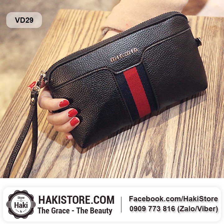 🎀 Ví da cầm tay xinh xắn Minmin để điện thoại - VD29 | BigBuy360 - bigbuy360.vn