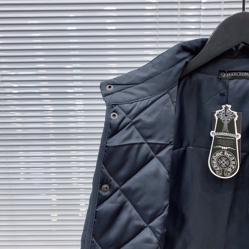 Áo khoác bông cho nam và nữ logo thương hiệu thời trang Chrome Hearts 2021 cao cấp