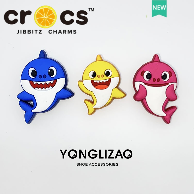 Bộ Phụ Kiện Khóa Giày Crocs jibbitz DIY Hình Hoa Hoạt Hình Dễ Thương