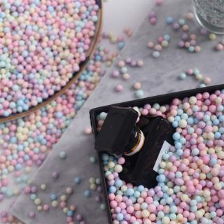 Hạt xốp màu pastel túi 25g