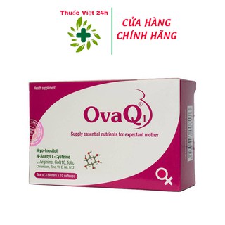 OvaQ1 Bổ sung các dưỡng chất cần thiết để hỗ trợ sinh sản cho nữ giới. OvaQ1 tăng khả năng thụ thai