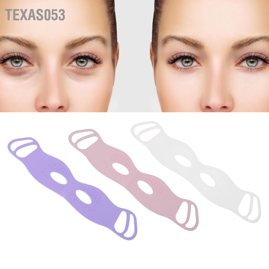 Hàng Sẵn Mặt nạ mắt silicone có thể tái sử dụng Di động giảm áp lực treo cho SPA và ngủ【Texas053】