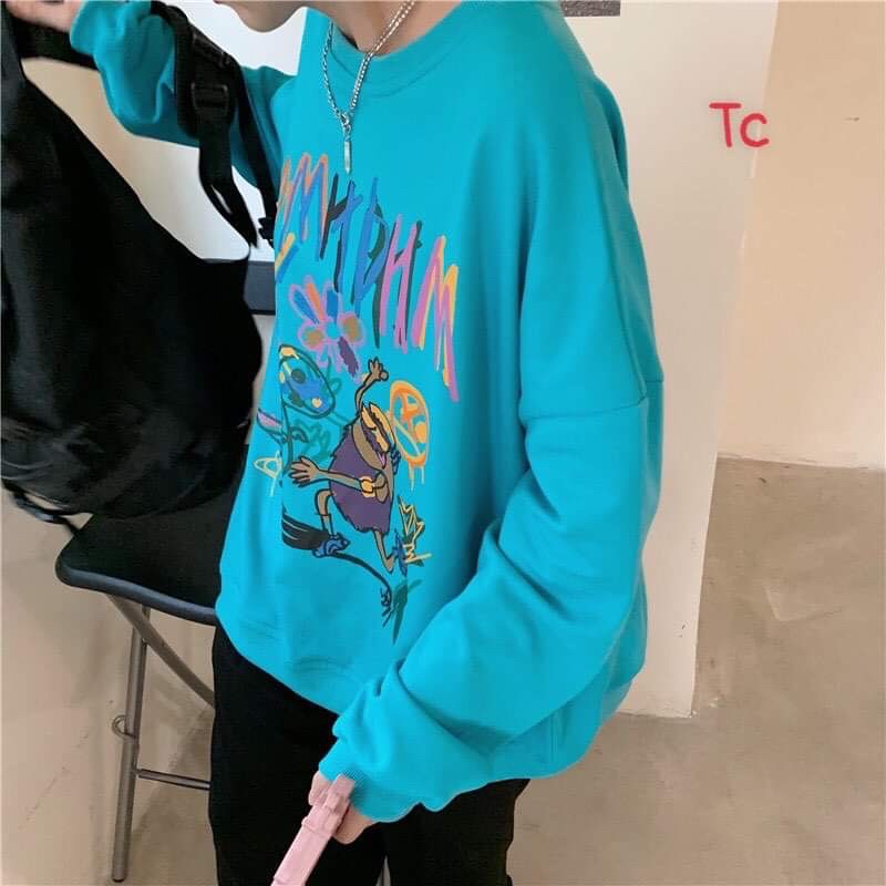 Áo nỉ khủng long hoa TC6