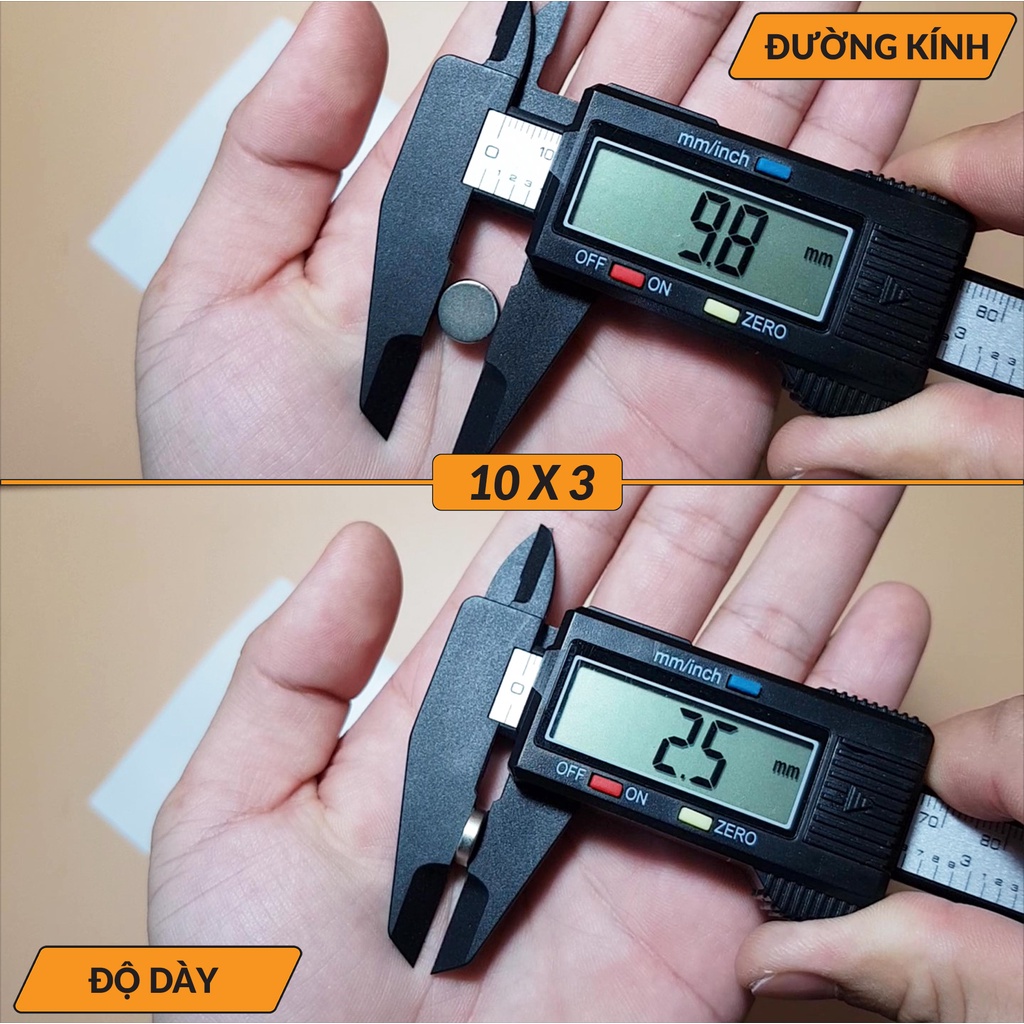 Nam Châm Đất Hiếm Tròn Nhiều Kích Cỡ Nam Châm, Nam châm Vĩnh Cửu