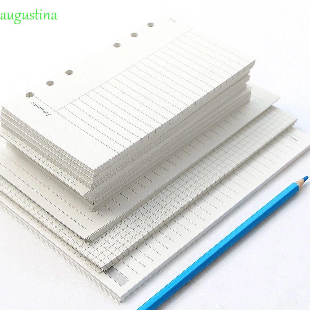 Ruột giấy trang bên trong sổ còng xoắn ốc họa tiết dòng kẻ làm sổ tay/ kế hoạch hằng tuần cho học sinh
