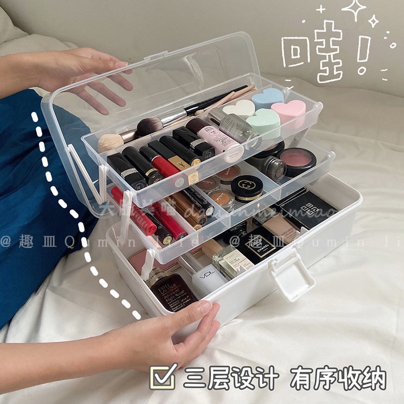 Hộp đựng đồ để bàn bằng nhựa thiết kế giản dị