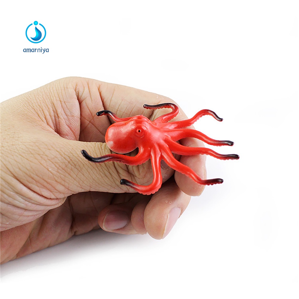 Set 24 Mô Hình Các Loài Tôm Hùm / Cá Voi Sống Động Như Thật Dành Cho Các Bé