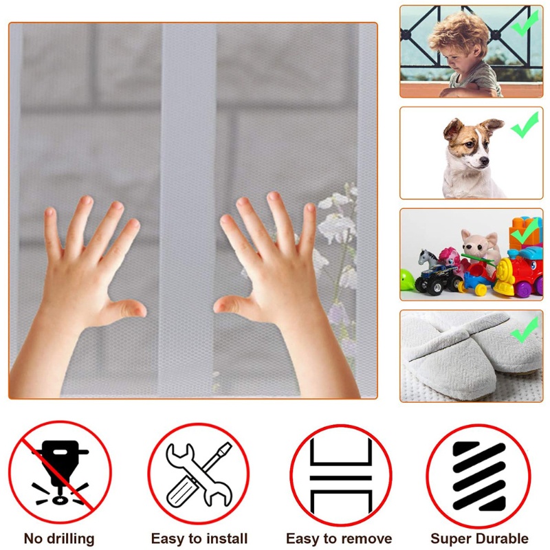 Tấm Lưới Dày Chắn Cầu Thang / Ban Công Bảo Vệ An Toàn Cho Bé