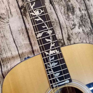 Miếng dán cần đàn guitar (họa tiết lá xanh)