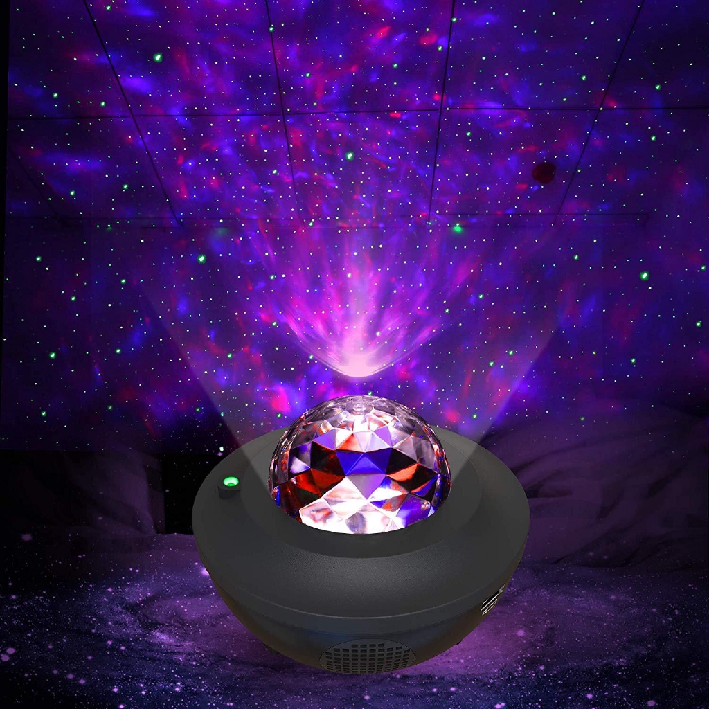 LED Colorful Starry Projector Blueteeth USB Voice Control Music Player Projection Lamp