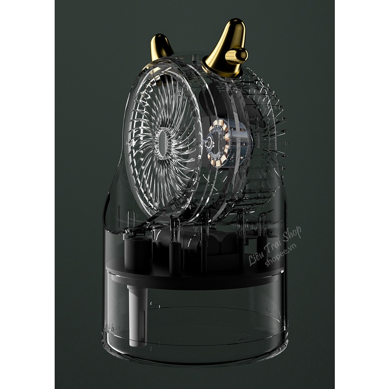 Quạt tích điện phun sương mini USB type C làm mát không khí