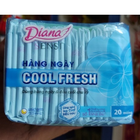 Băng vệ sinh hàng ngày Diana Cool Fresh (20 miếng)