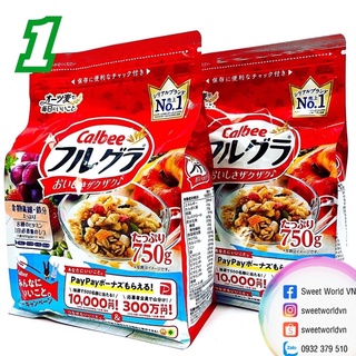 Ngũ cốc trái cây Calbee - Nhật Bản