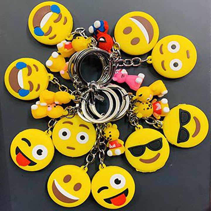 Móc khóa Icon cảm xúc mặt cười cá tính