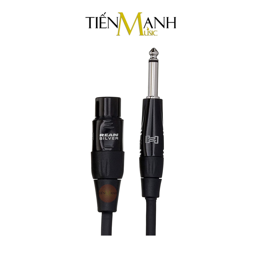 Dây Cáp Micro Karaoke Hosa Pro REAN XLR Canon Cái sang 6ly TS Mono HMIC-010HZ, HMIC-025HZ Cable XLR3F to 1/4 in