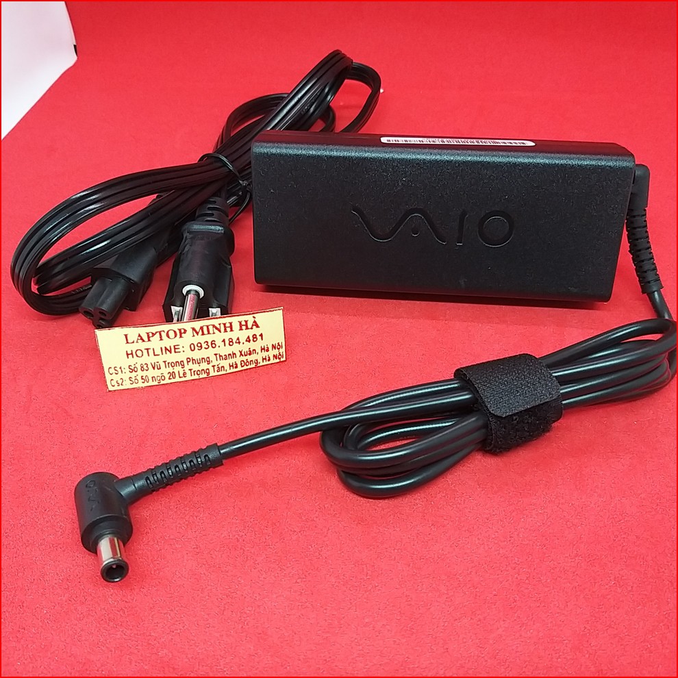 Sạc Sony Vaio PCG-961A PCG-962A PCG-971A PCG-971L chính hãng,có logo vaio. tặng kèm dây nguồn