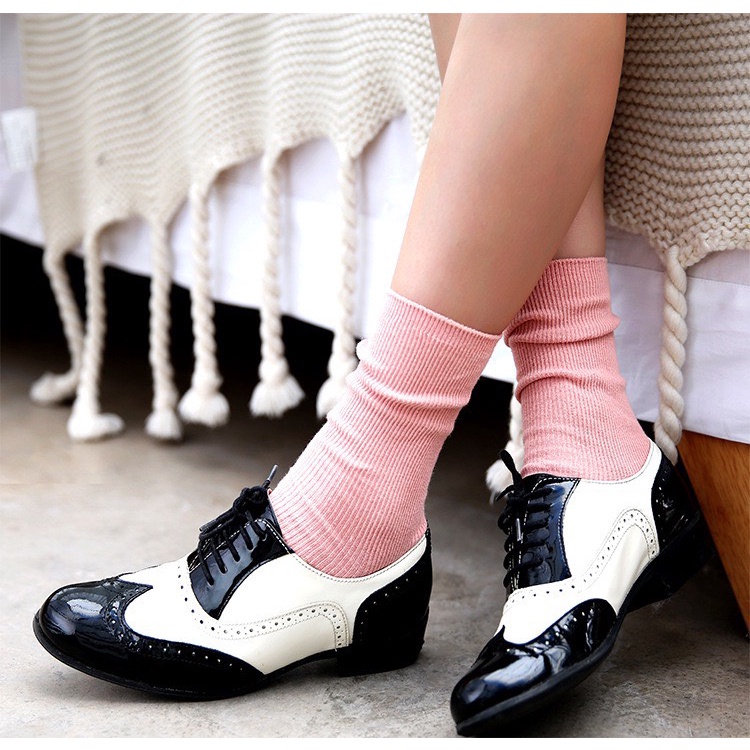 Tất nữ cổ cao SUNA FASHION phong cách Hàn Quốc nhiều màu sắc