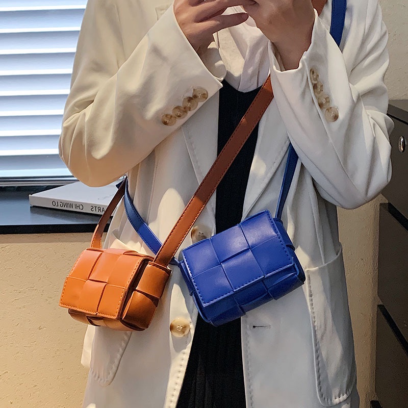 Thời Trang Túi Da PU Đeo Chéo Hình Vuông Nhỏ Đựng Điện Thoại Chất Lượng Cao Cho Nữ