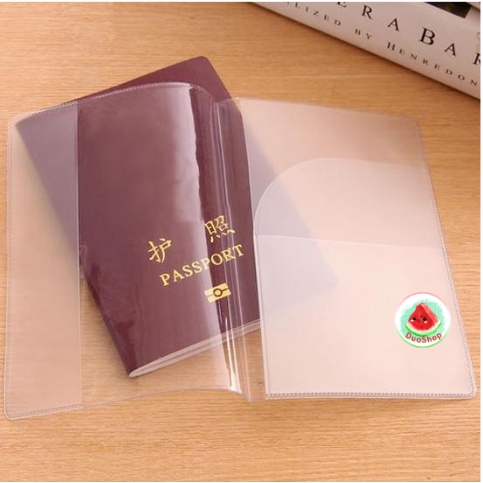 Vỏ bọc bảo vệ hộ chiếu có khe nhét thẻ - Passport chống thấm nước 🍉Duashop🍉