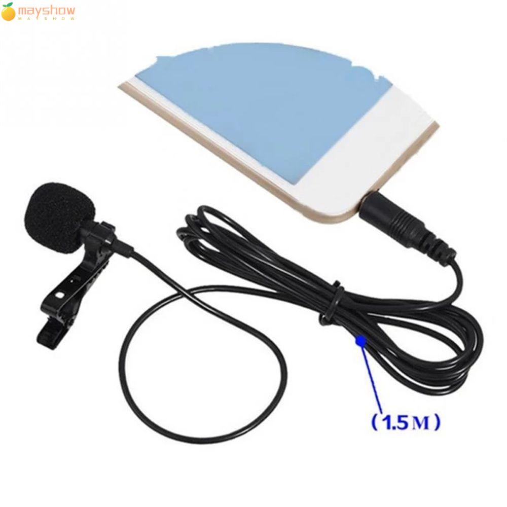 Micro Kẹp Cổ Áo 3.5mm 1.5m Cho Điện Thoại Di Động