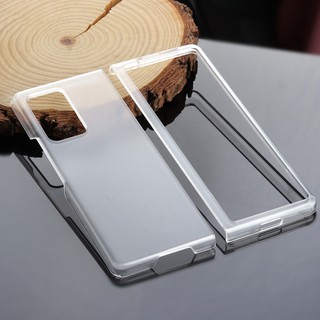 Ốp điện thoại PC màu trong suốt bảo vệ toàn diện cho Samsung Galaxy Z Fold 2