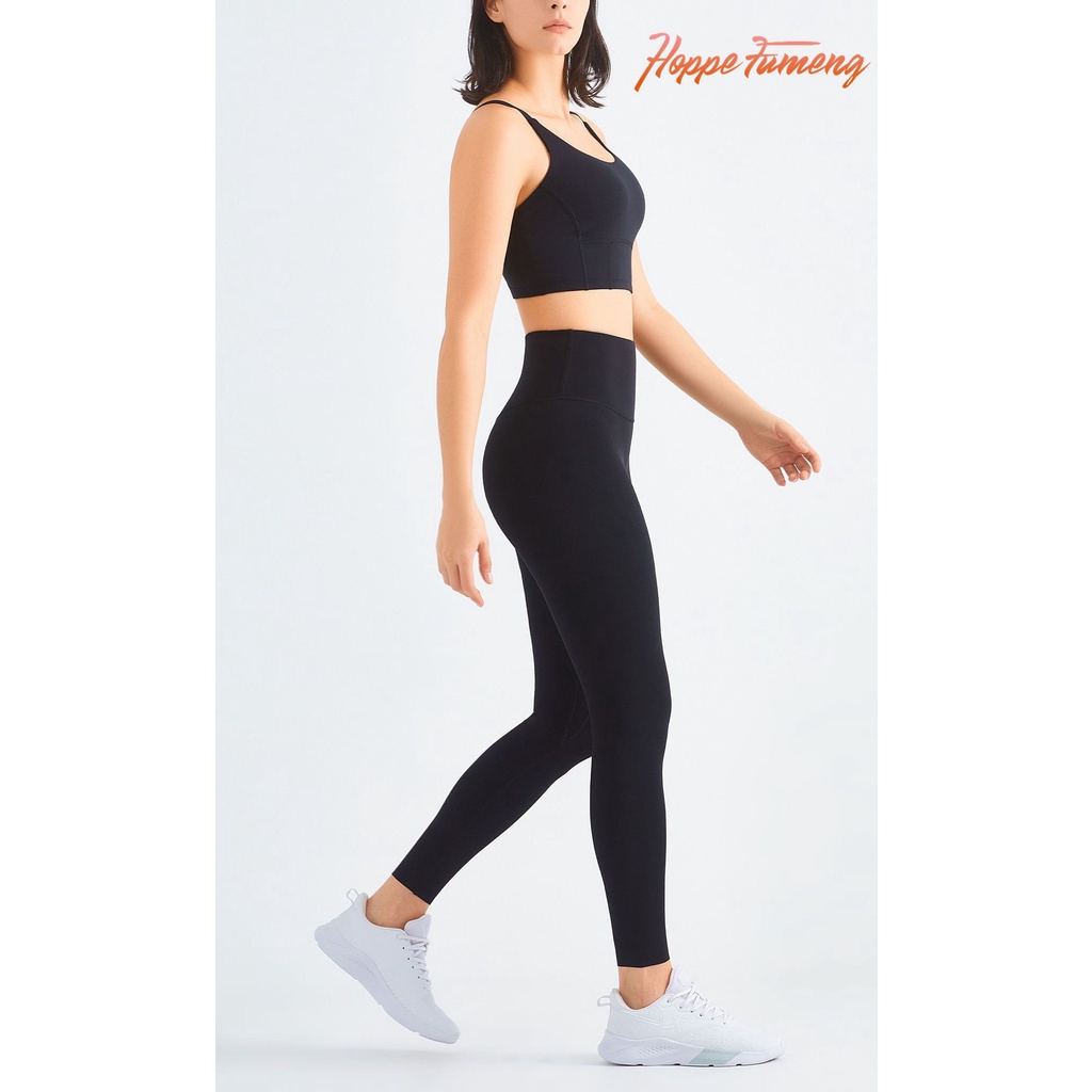 Set trang phục yoga thể thao HOPPE FUMENG áo ngực và quần legging dài lưng cao nhiều màu sắc tùy chọn thời trang cho nữ