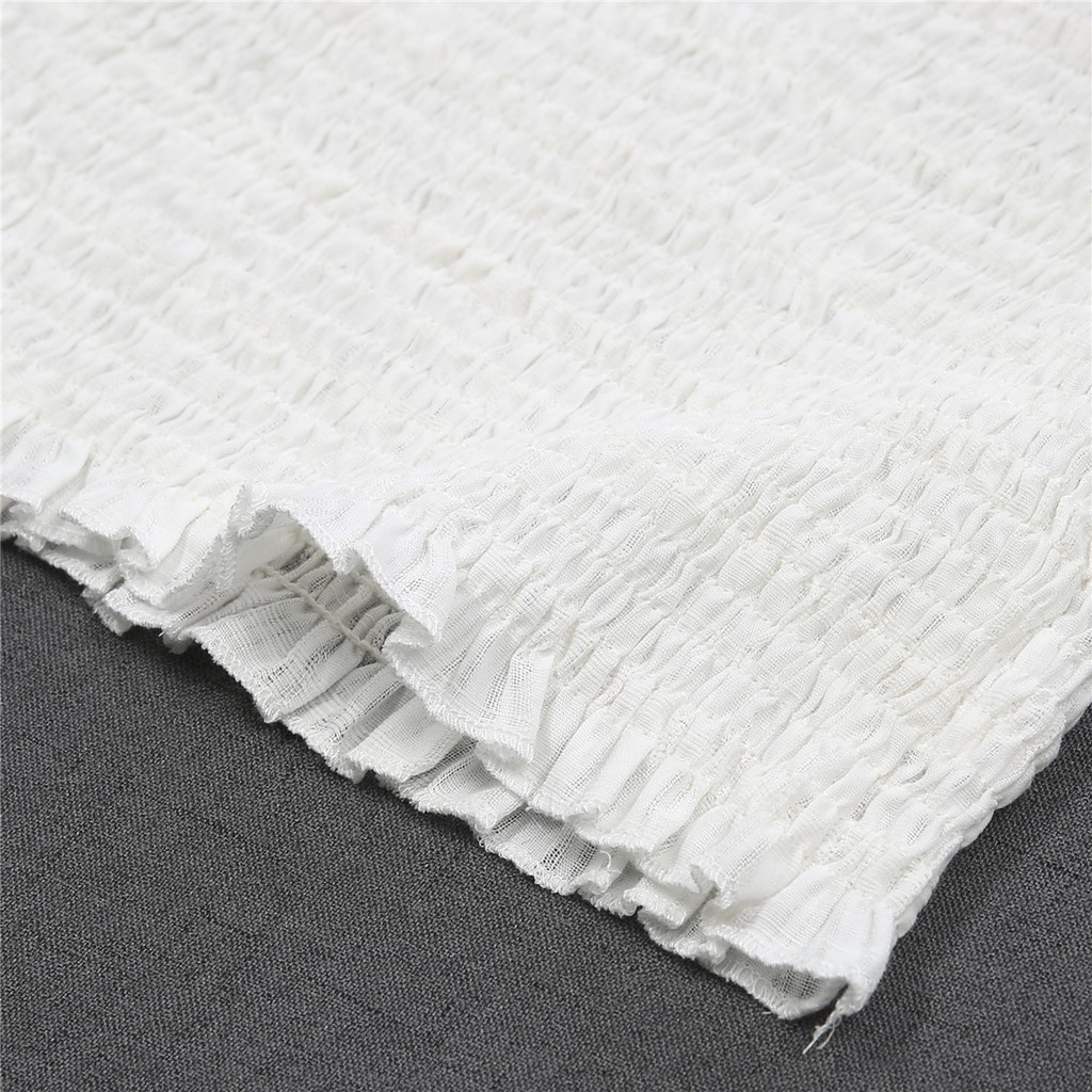 Áo croptop nhún bèo tay loe thời trang | BigBuy360 - bigbuy360.vn