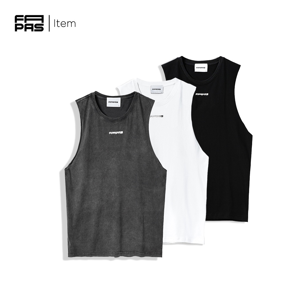 [Mã LTP50 giảm 50000 đơn 150000] Áo Tanktop Nam Milo Basic In Logo Chất Vải Cotton Mát Mẻ Form Vừa Vặn - FAPAS