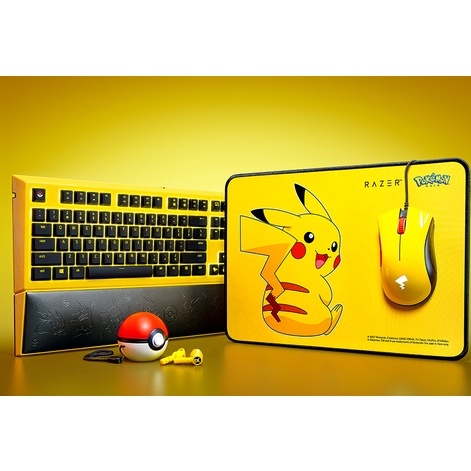 Razer Pokemon Pikachu bàn phím cơ cho máy tính laptop bluetooth giá rẻ không dây chơi game online gaming keyboard