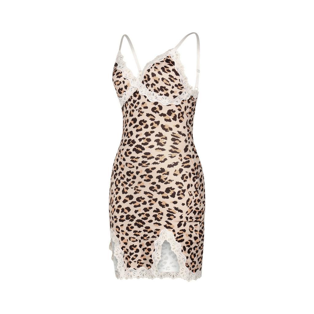 Đầm Hai Dây Họa Tiết Da Báo Cá Tính Cho Nữ