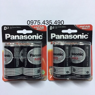 Bộ 4 pin đại panasonic dung lượng cao vỉ 2 viên