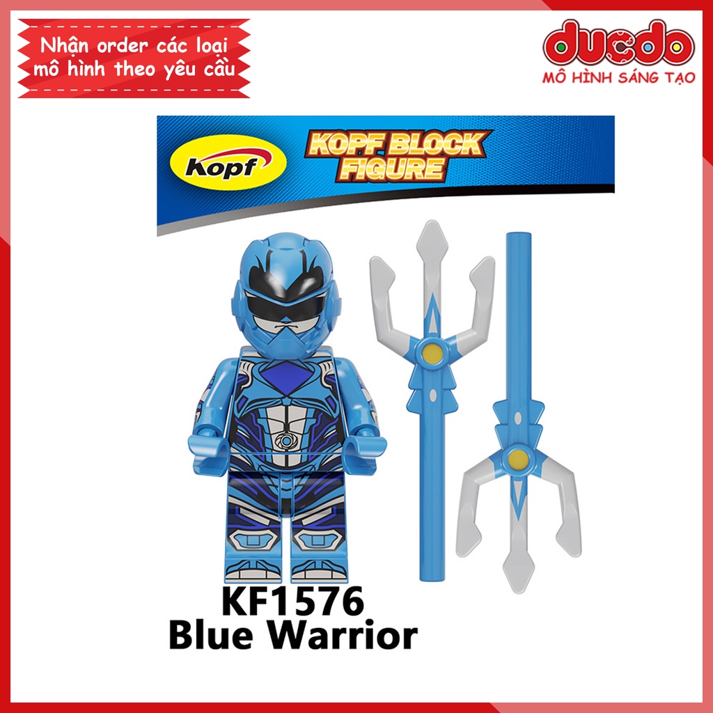 Minifigures 5 Anh Em Siêu Nhân Power Rangers - Đồ chơi Lắp ghép Xếp hình Mini Mô hình KF6144