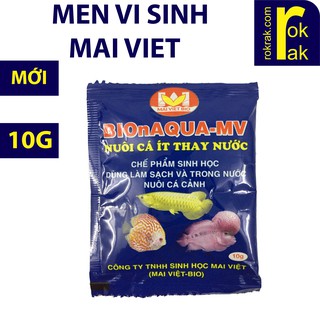 Men vi sinh Mai Việt Chế phẩm sinh học làm sạch bể cá cảnh mới