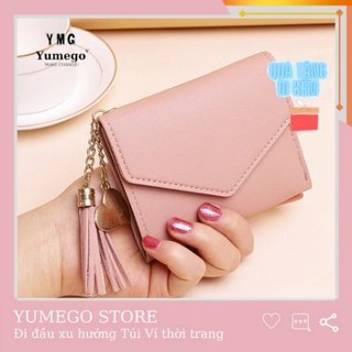 [Có Kèm Qùa Tặng]Ví Nữ Mini Cao Cấp Ngắn Cute Nhỏ Gọn Bỏ Túi Thời Trang Cao Cấp Giá Rẻ YMG-V11