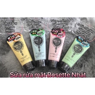 Sữa rửa mặt rosette nhật bản