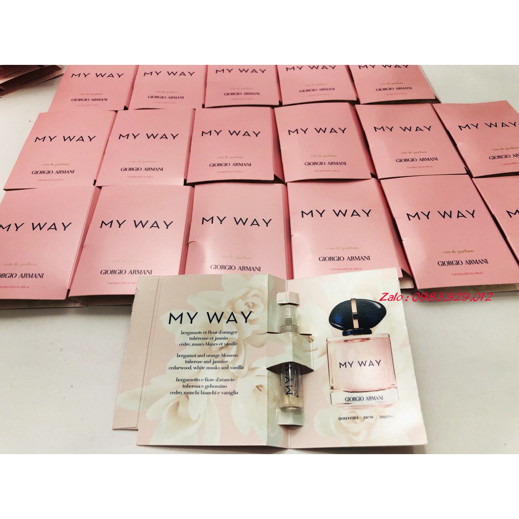 Mẫu thử Nước Hoa Vial Giorgio Armani My Way EDP