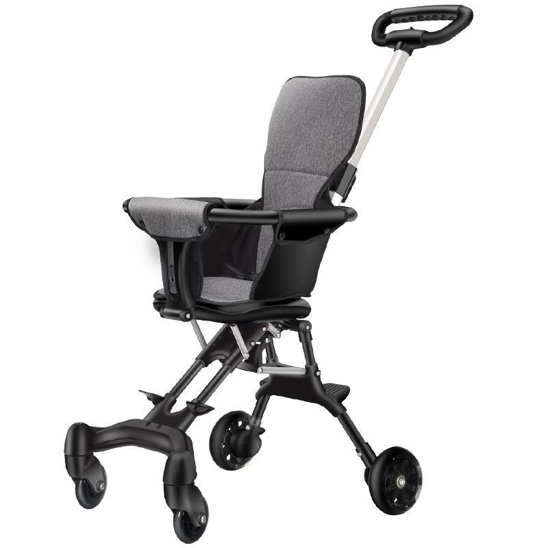 Xe đẩy gập gọn đảo chiều cho bé tặng kèm đệm