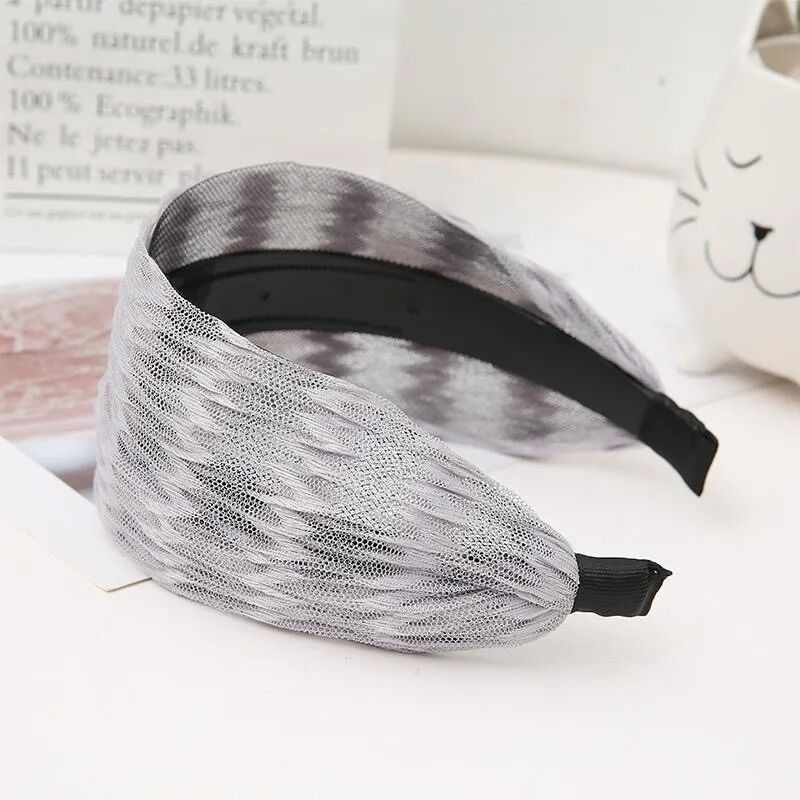 Bờm băng đô cài tóc ren bản to vintage dễ thương