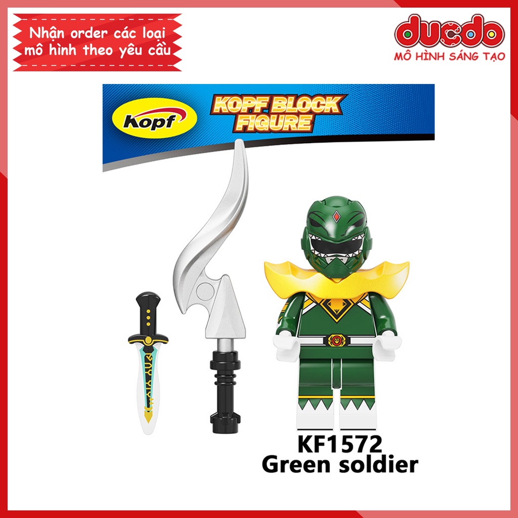 Minifigures 5 Anh Em Siêu Nhân Power Rangers - Đồ chơi Lắp ghép Xếp hình Mini Mô hình KF6144