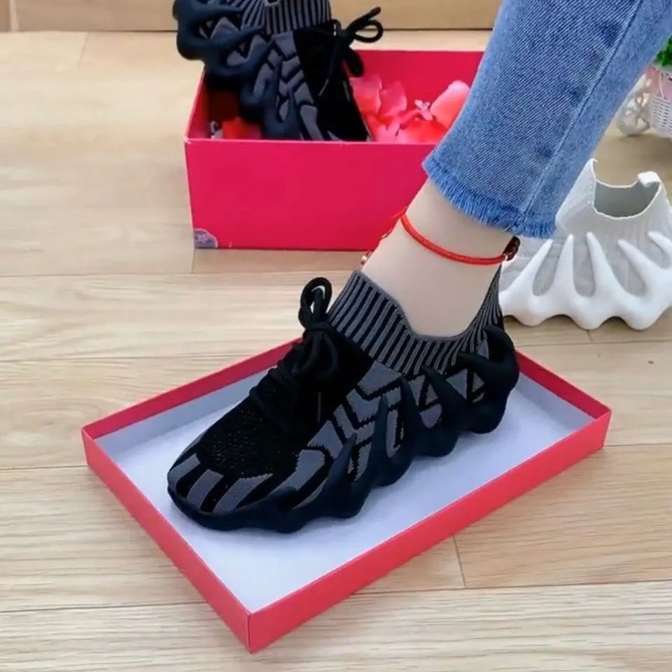 Giày Thể Thao Đế Mềm Thoáng Khí Thời Trang Xuân Thu Cho Nữ
